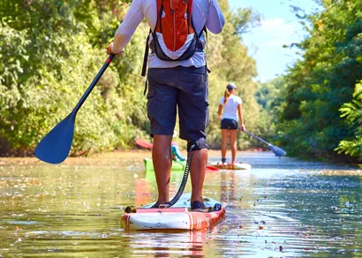 Stand-up paddle accessible